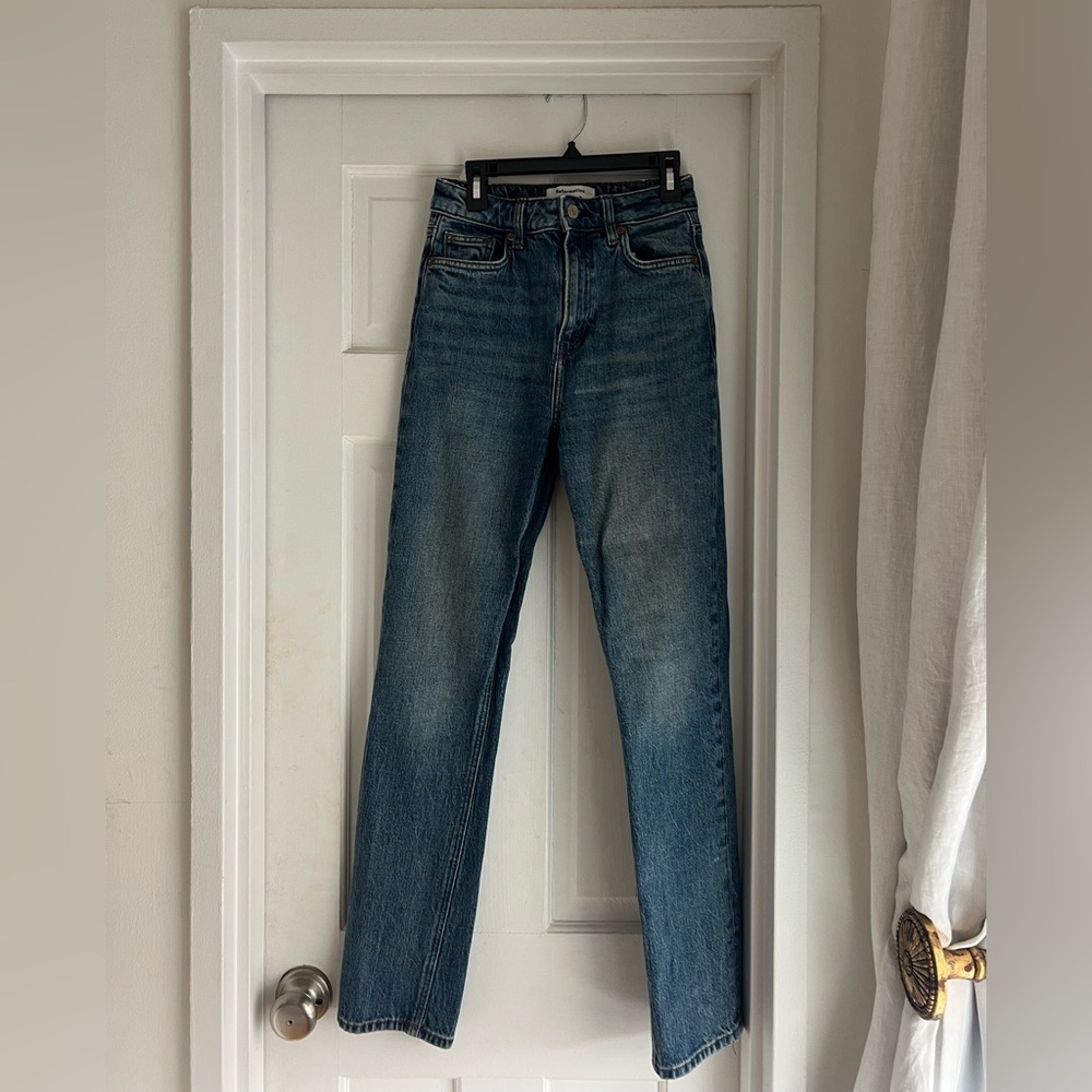 Reformation Straight-Leg Jeans